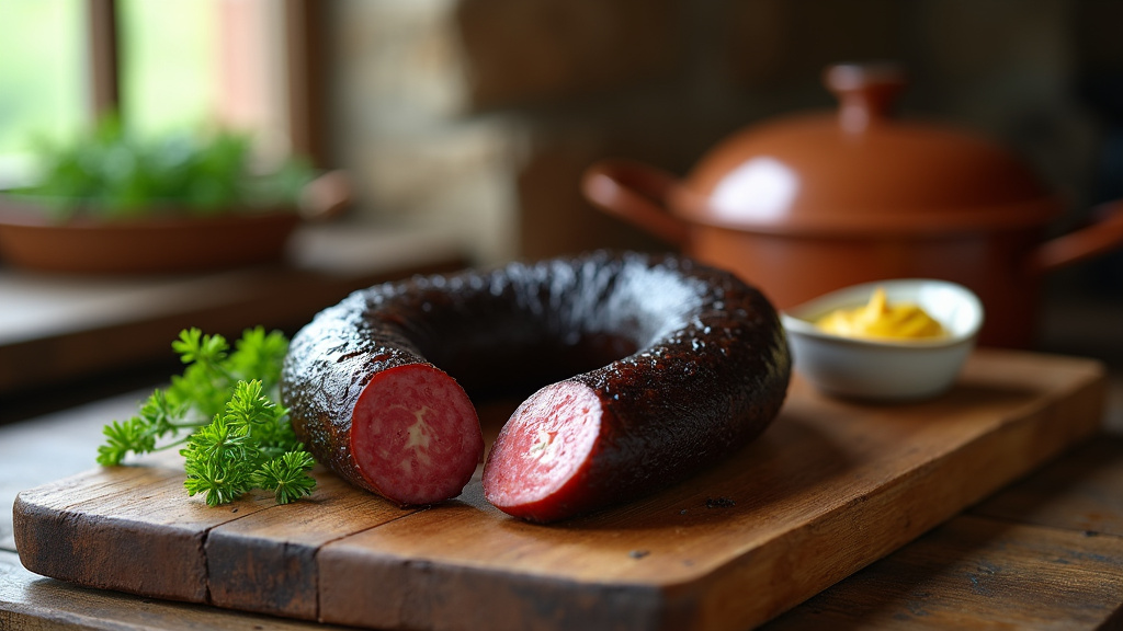 Fabrication artisanale de l'Andouille de Vire dans un atelier traditionnel