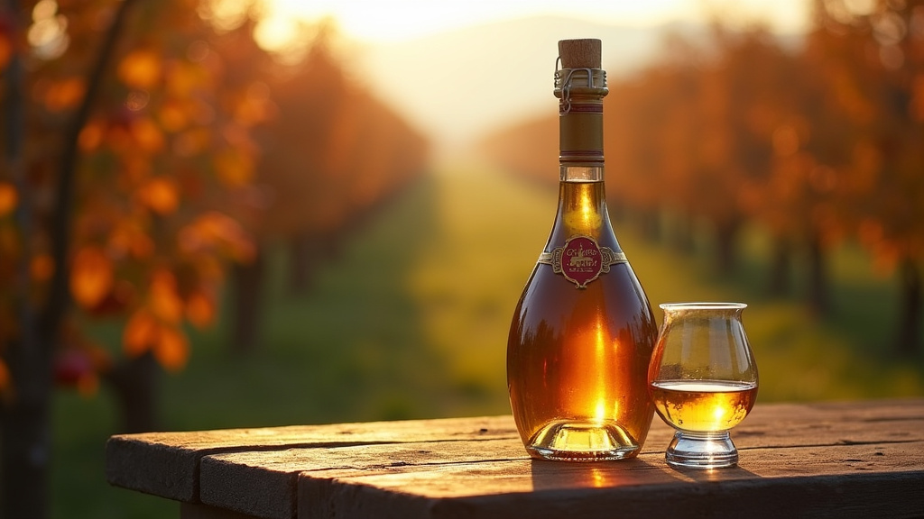 Vergers normands avec des pommes à cidre mûrissant sous le soleil