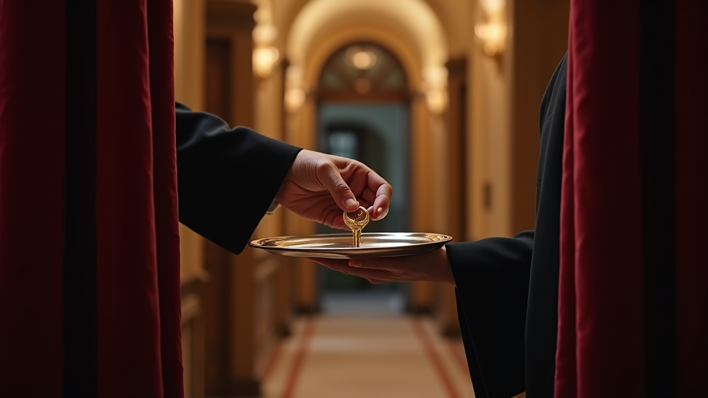 Concierge de luxe organisant un voyage exclusif avec accès VIP