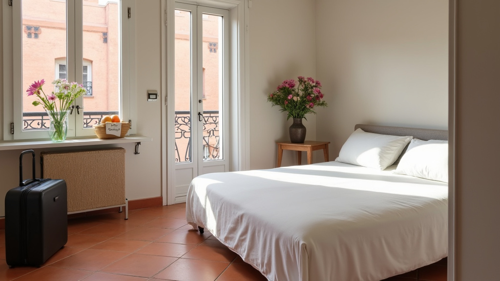 Équipe de conciergerie toulousaine préparant un appartement pour l'arrivée d'un voyageur