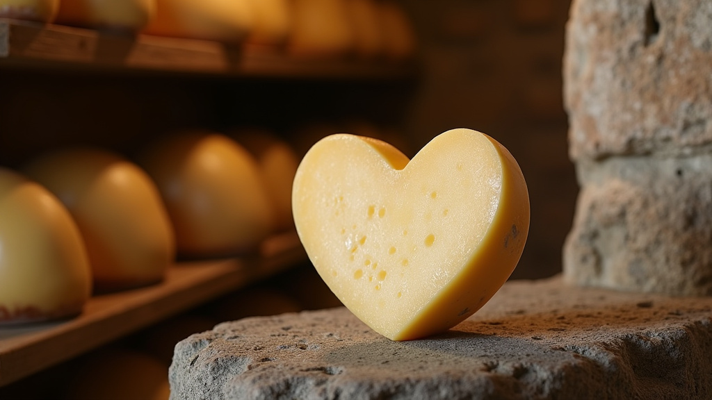 Différentes formes de fromage Neufchâtel : cœur, bonde et carré