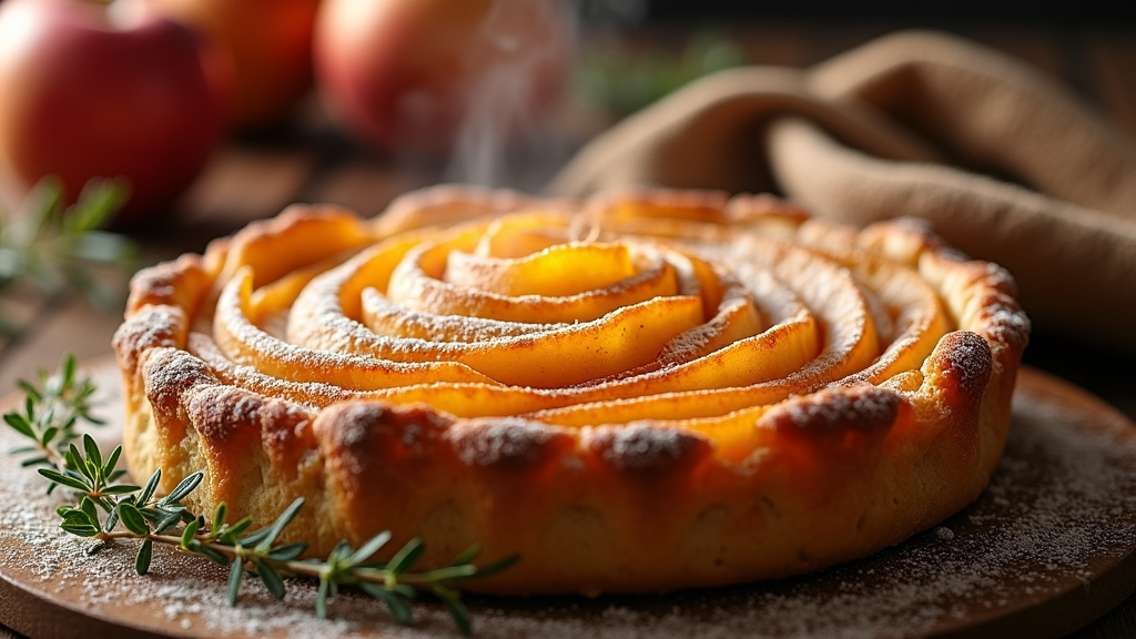 La tarte normande aux pommes : une recette traditionnelle et gourmande - illustration de l'article